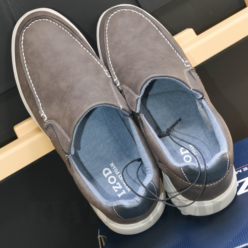 Brown Men's Slip On Shoe Izod - Picture 9 of 11